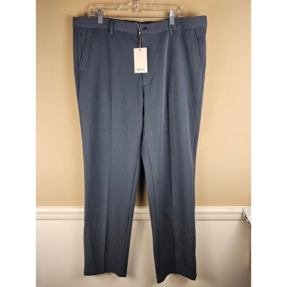 NWT Quince Mens Ocean Blue Ultra Stretch 24/7 Smart Chino Pants 38x32